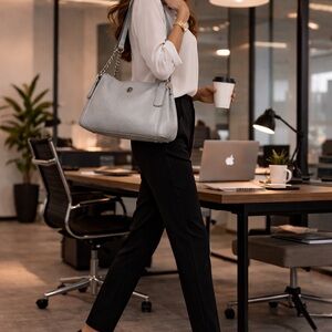 Nine West Silver Crossbody Bag